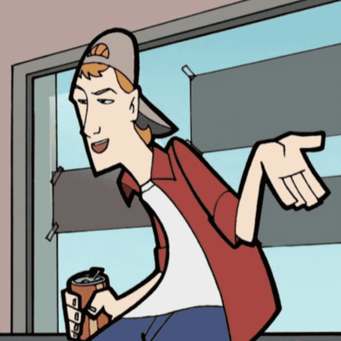 AI Randal Graves (Clerks Animated) Voice Generator Jammable AI Cover