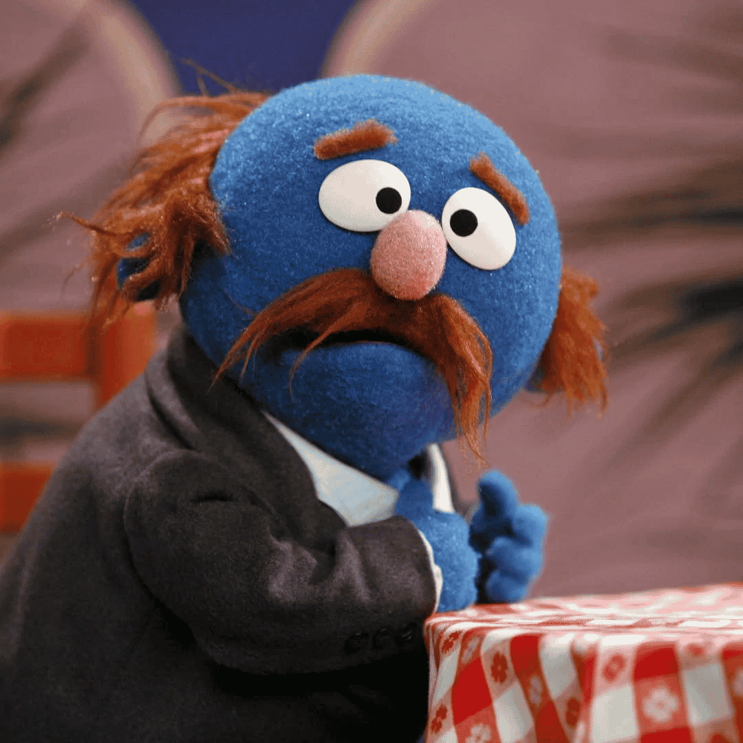 Mr. Johnson (Fat Blue) (Sesame Street) Image