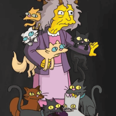 Crazy Cat Lady (Simpsons) AI Voice