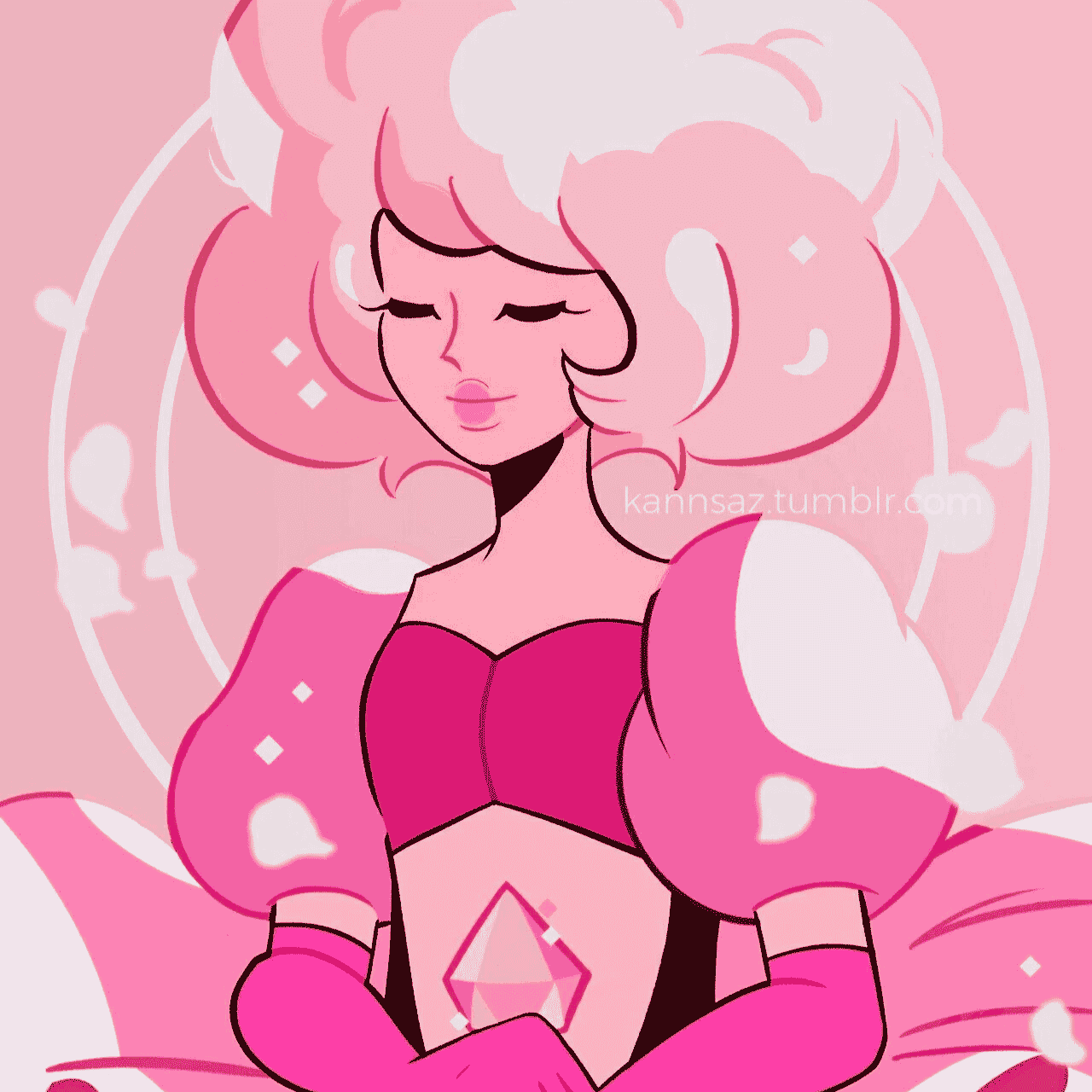 Pink Diamond and Rose Quartz Image