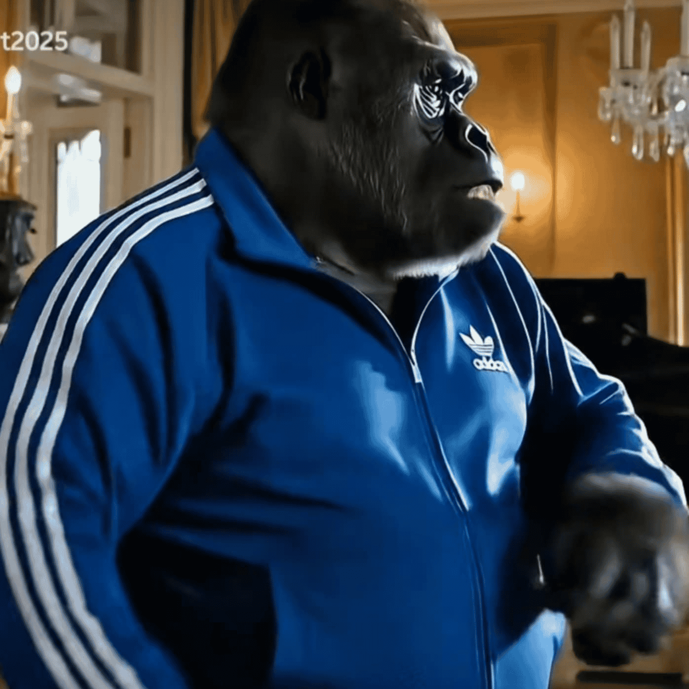 Gorilla a tiktokrol AI Voice