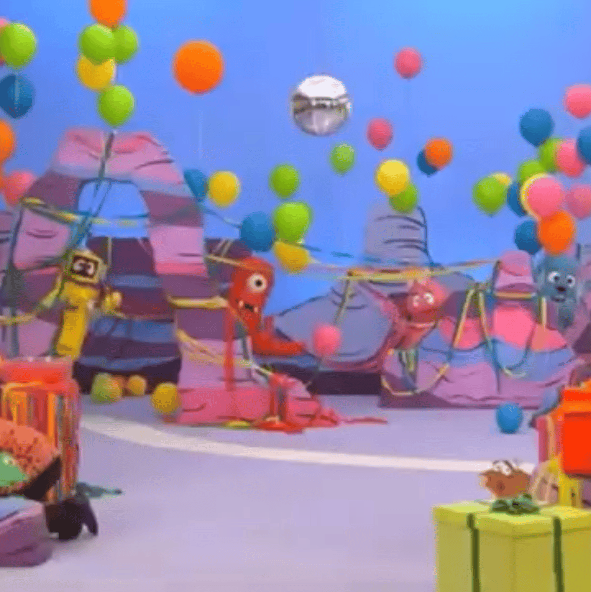 Crowd chanting all Yo Gabba Gabba AI Voice