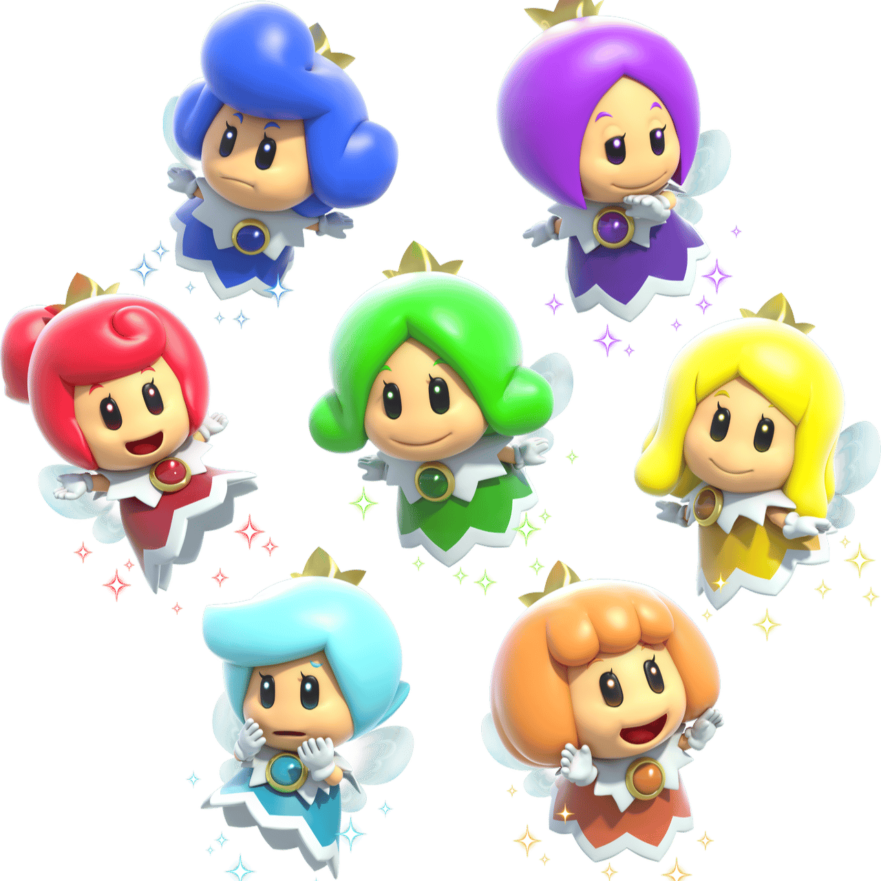Sprixie Princesses (SM3DW) AI Voice