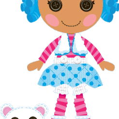 Mittens Fluff 'N' Stuff Lalaloopsy Paige Stone AI Voice