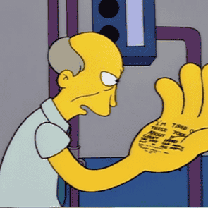 Giant Hand Guy (Simpsons) Image