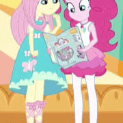 AI PInkie Pie And Fluttershy MLP EG Voice Image