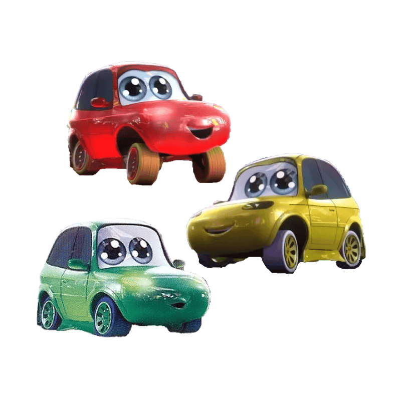 Ichiban, Niban, and Sanban (Cars Toon) AI Voice