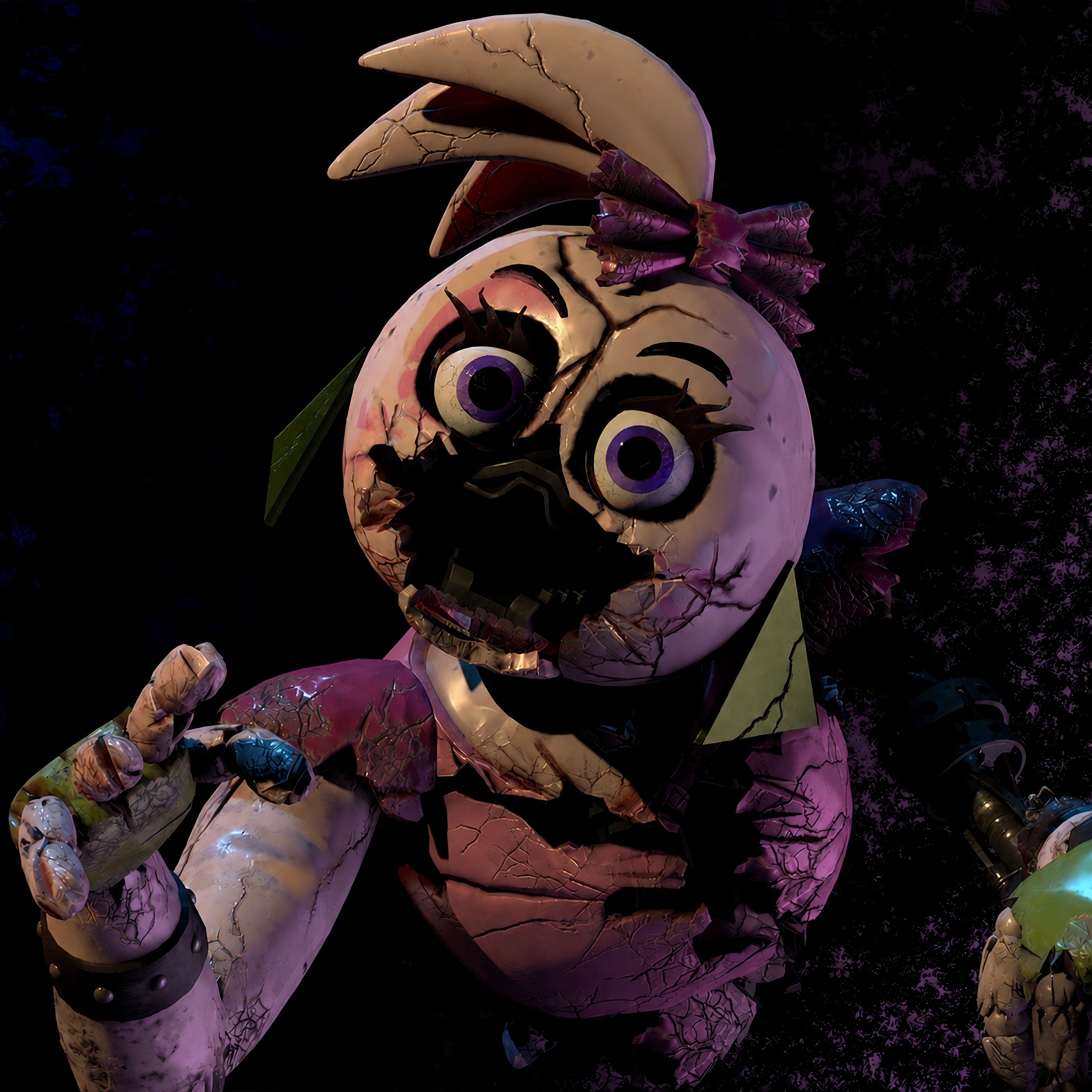 Shattered Glamrock Chica (FNaF) AI Voice