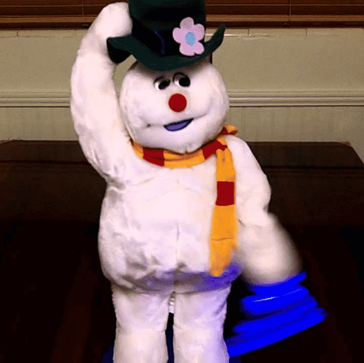 Spinning Snowflake Frosty The Snowman AI Voice