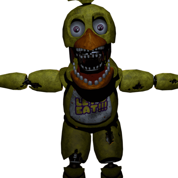 Whitered Chica (FNAF) Image