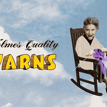 Holmes Quality Yarns Logo AI Voice