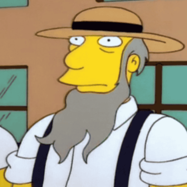 Amish Man (Simpsons) (Hank Azaria) Image