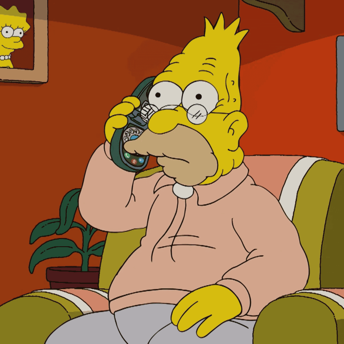 Abuelo Simpson Español Latino Image
