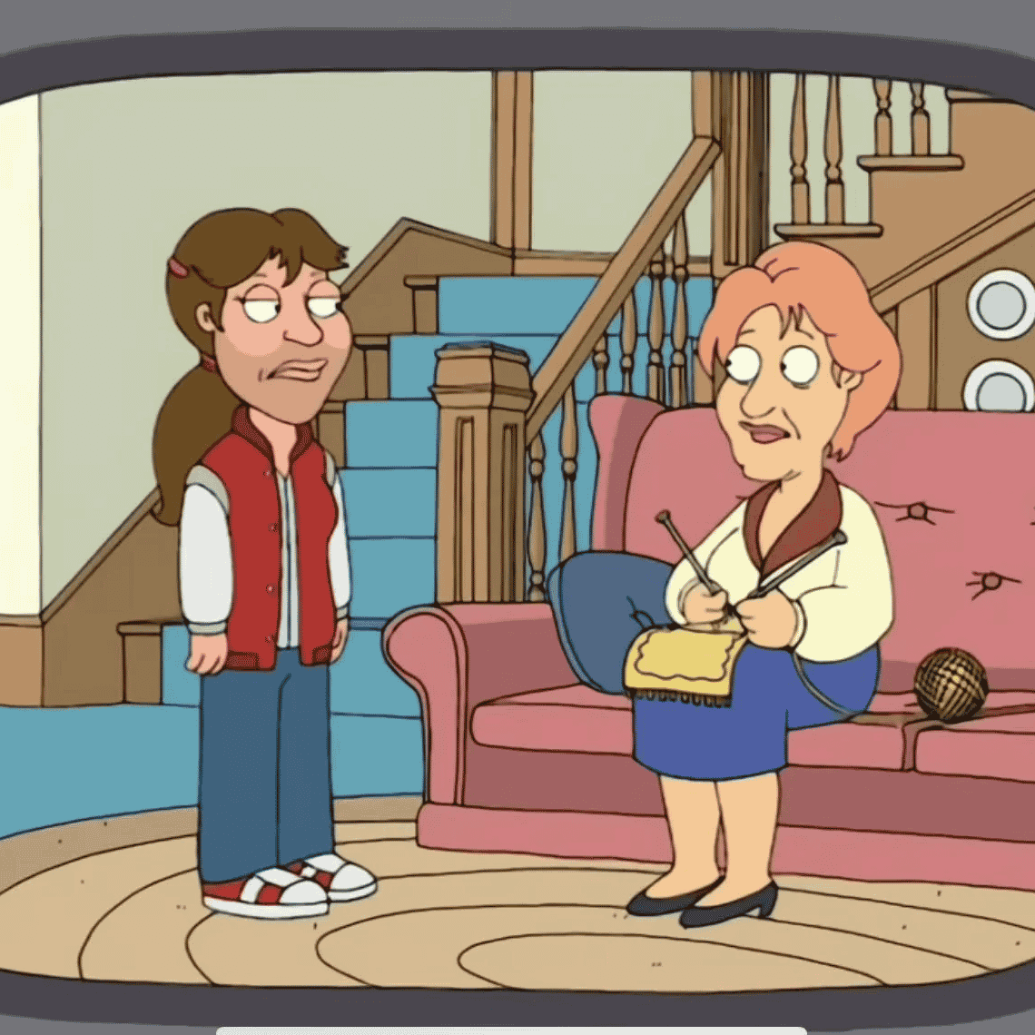 Mrs. Edna Garrett (Family Guy) AI Voice