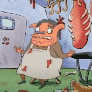 Pig Butcher (Rocko’s Modern Life) AI Voice