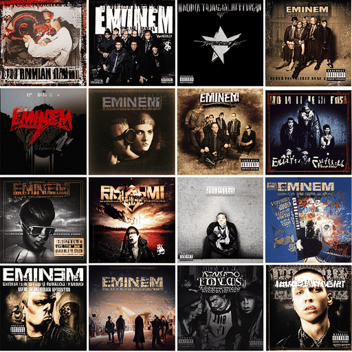 A bunch of Eminem instrumentals AI Voice