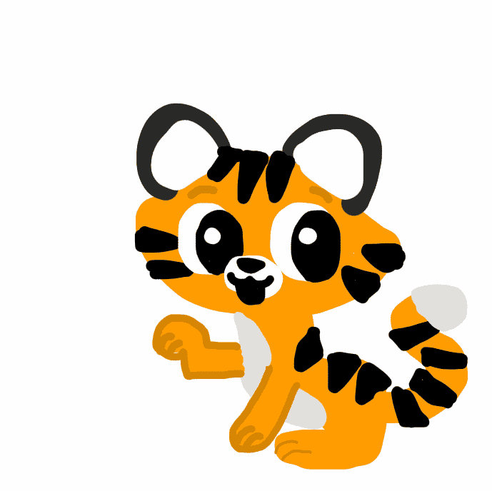 Little tikes lights and catch tiger push and go toy AI Voice