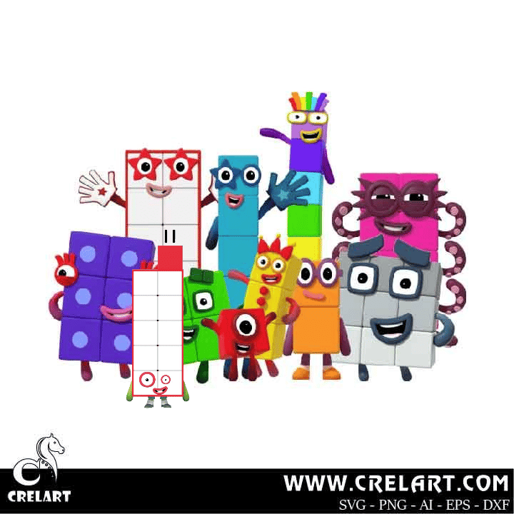 12 Numberblocks cast AI Voice