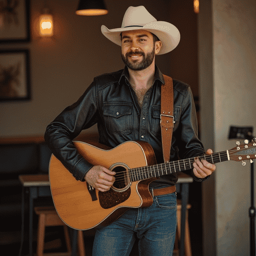 Pleasant country man Image