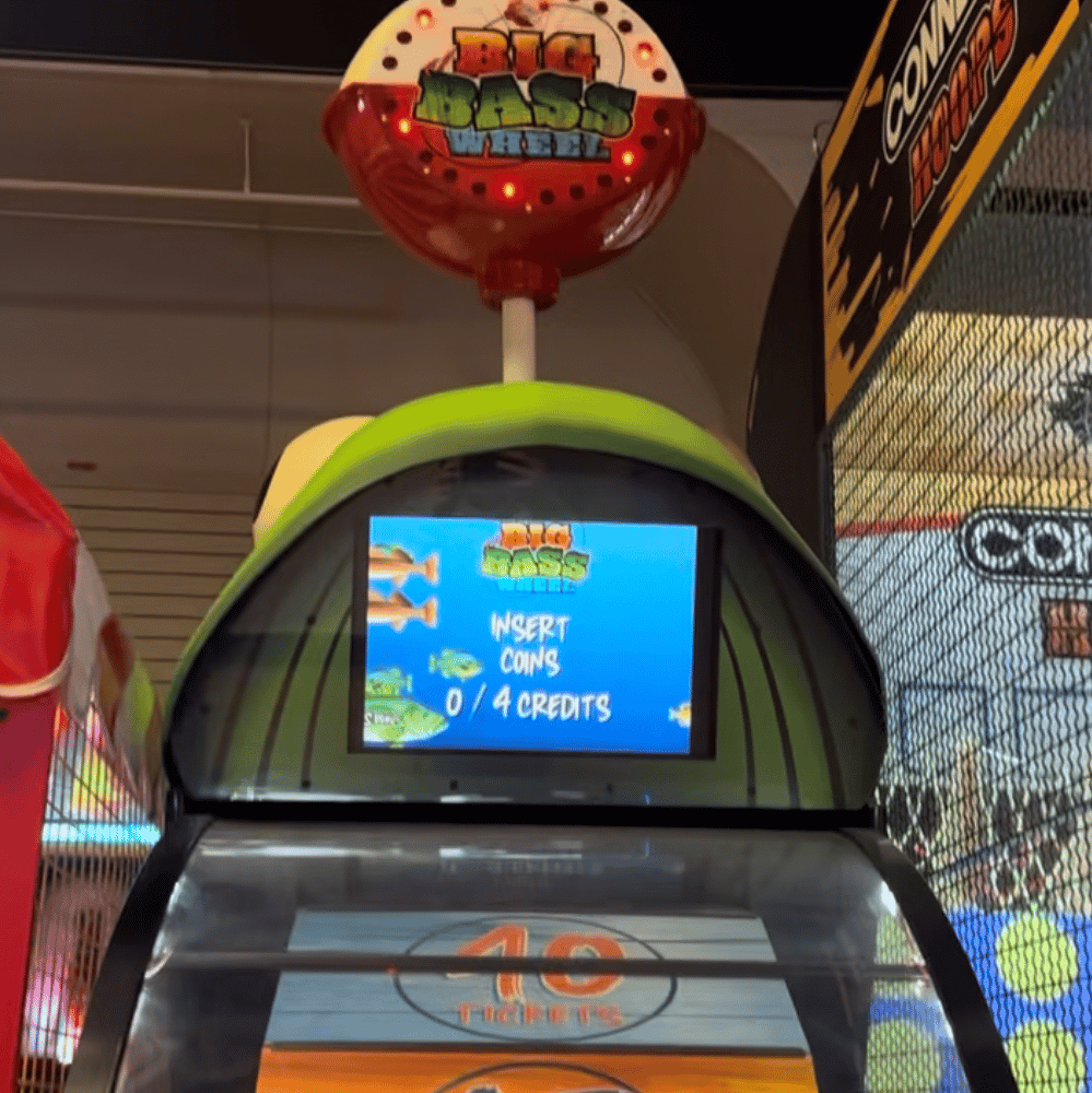 AI big bass wheel (arcade game by bay tek) AI Voice