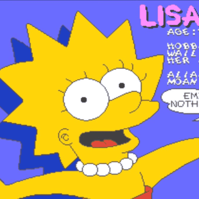 Lisa Simpson The Simpsons Arcade AI Voice
