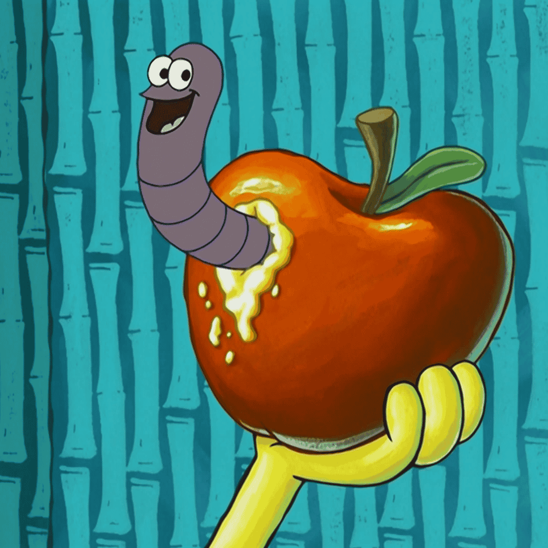 Apple Worm (SpongeBob) Image