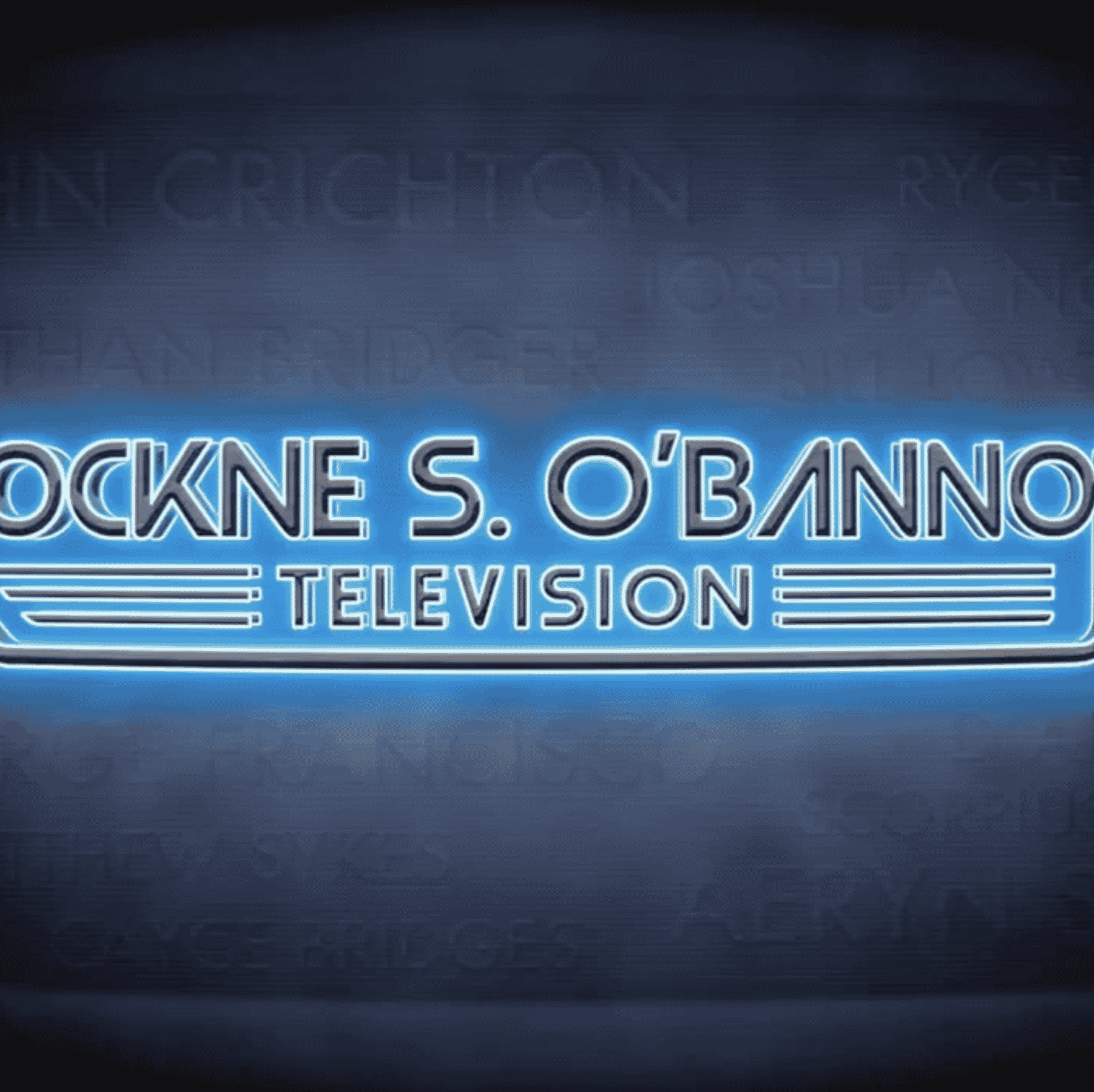 Rockne S. O'Bannon Television Logo AI Voice