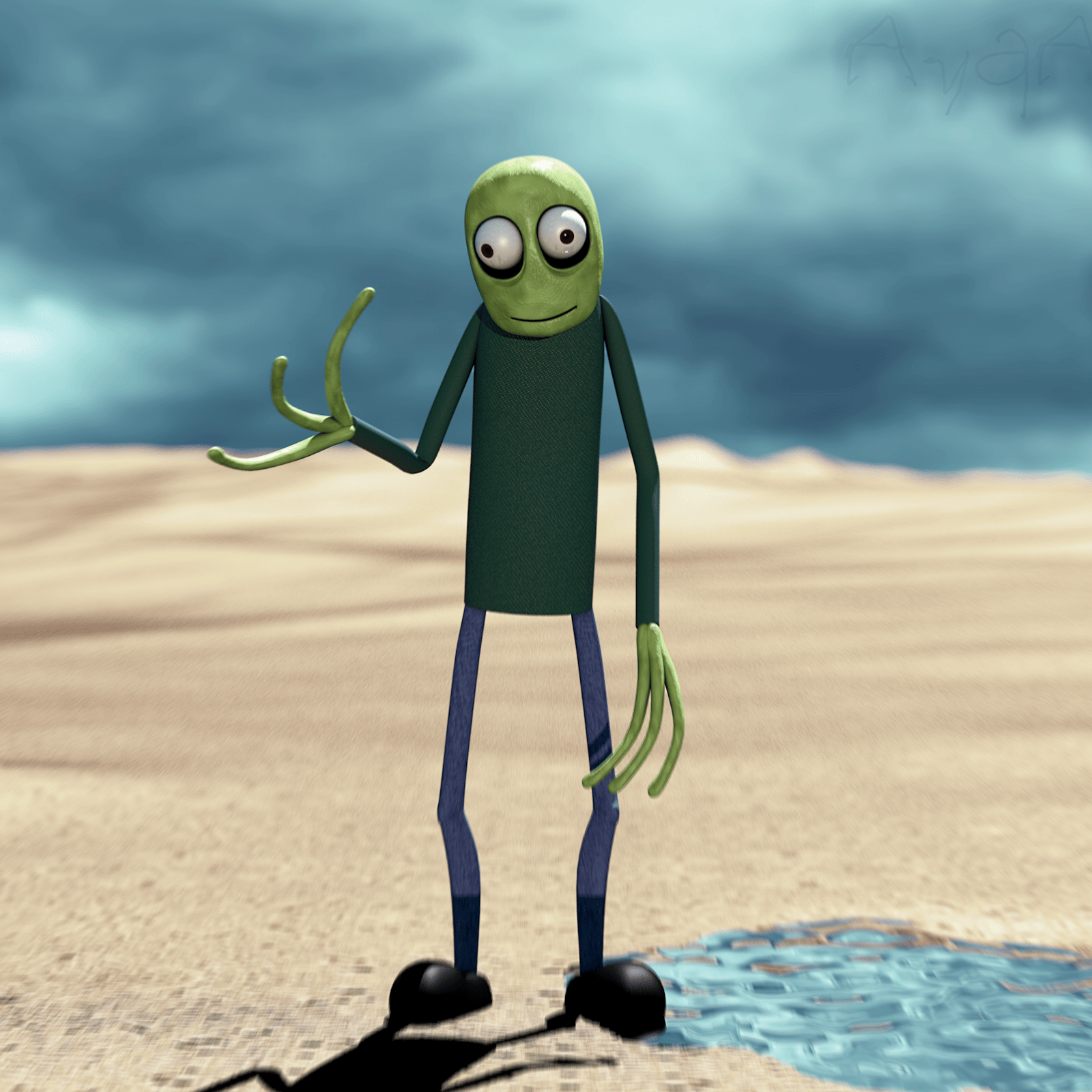 Salad Fingers AI Voice