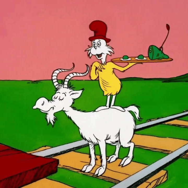 Sam I Am (Green Eggs and Ham 1973) AI Voice
