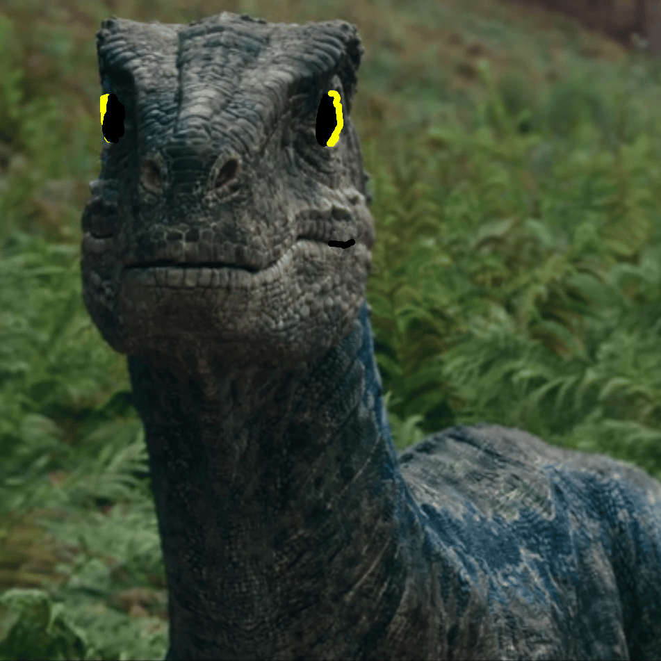 Velociraptor Blue AI Voice