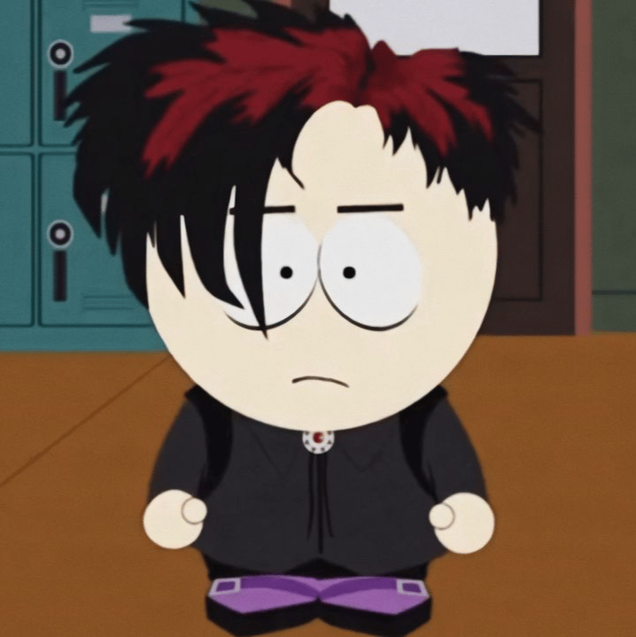 Pete Thelman (South Park Goth Kid) AI Voice