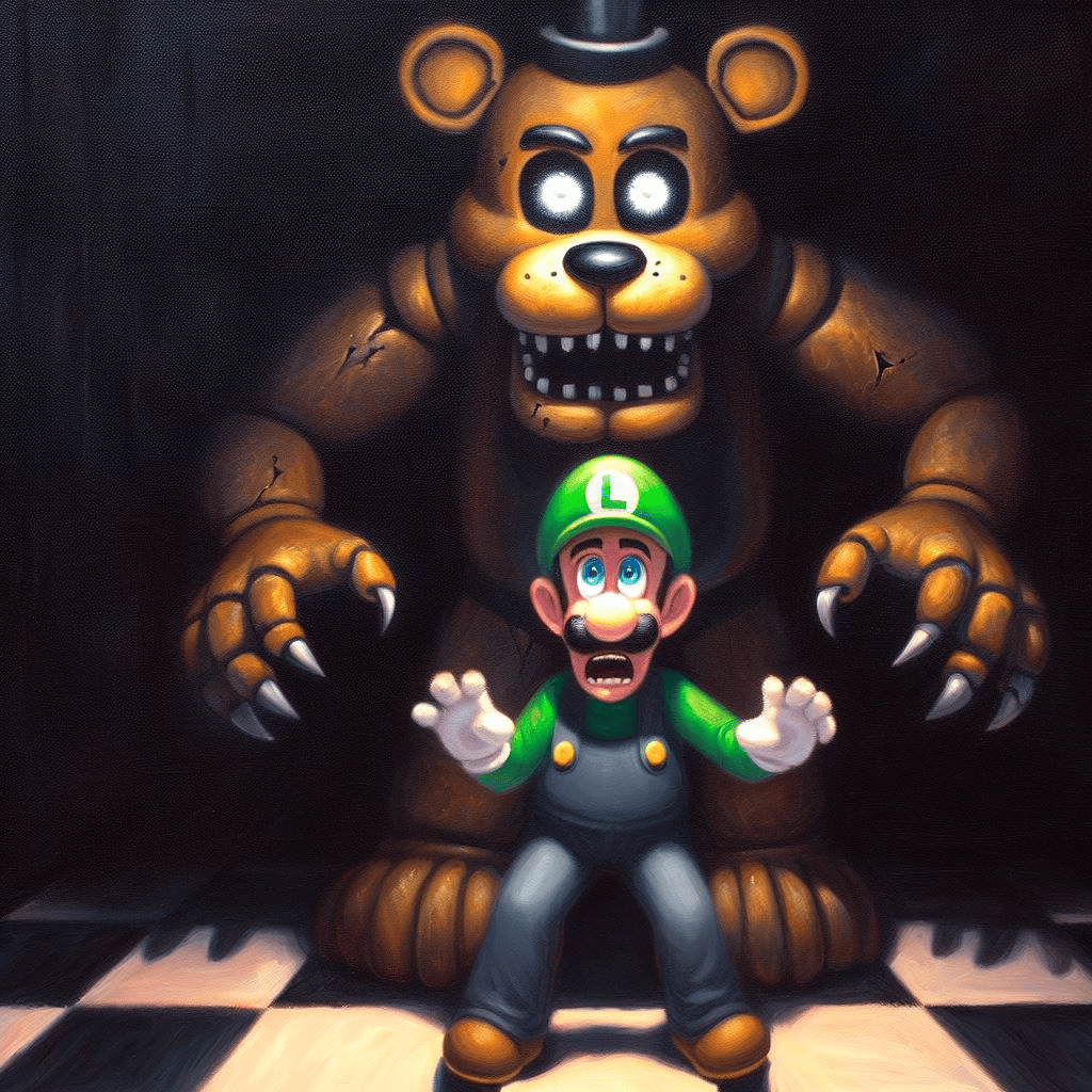 Fnaf 1 jumpscare AI Voice