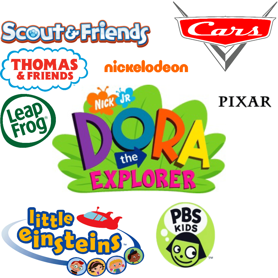 S&F, LE, LF, T&F, DTE, Nick, Pixar, Cars & PBS AI Voice