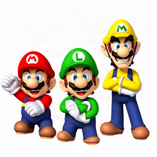 Mario Luigi Wario and Waluigi AI Voice