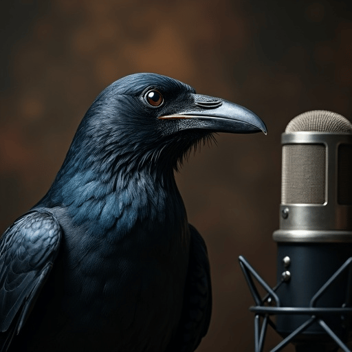 A regular crow AI Voice