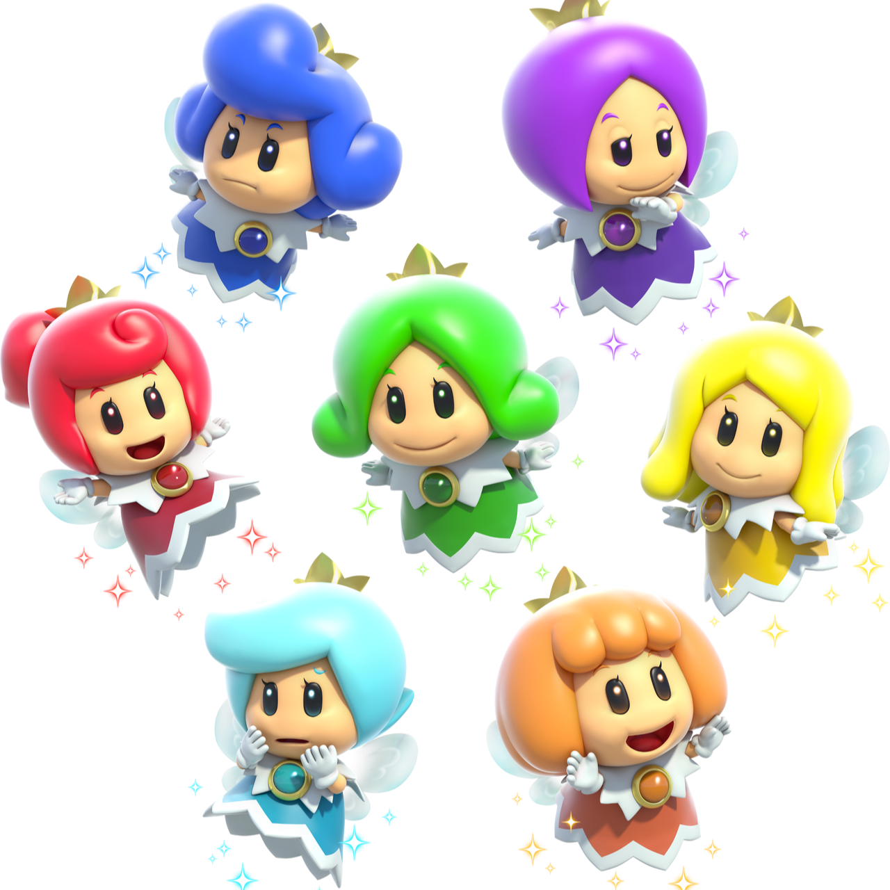 Sprixie Princesses (SM3DW) AI Voice