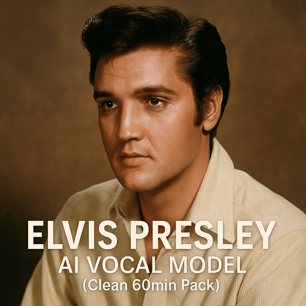 Elvis Presley – AI Vocal Model (Clean 60min Pack) AI Voice