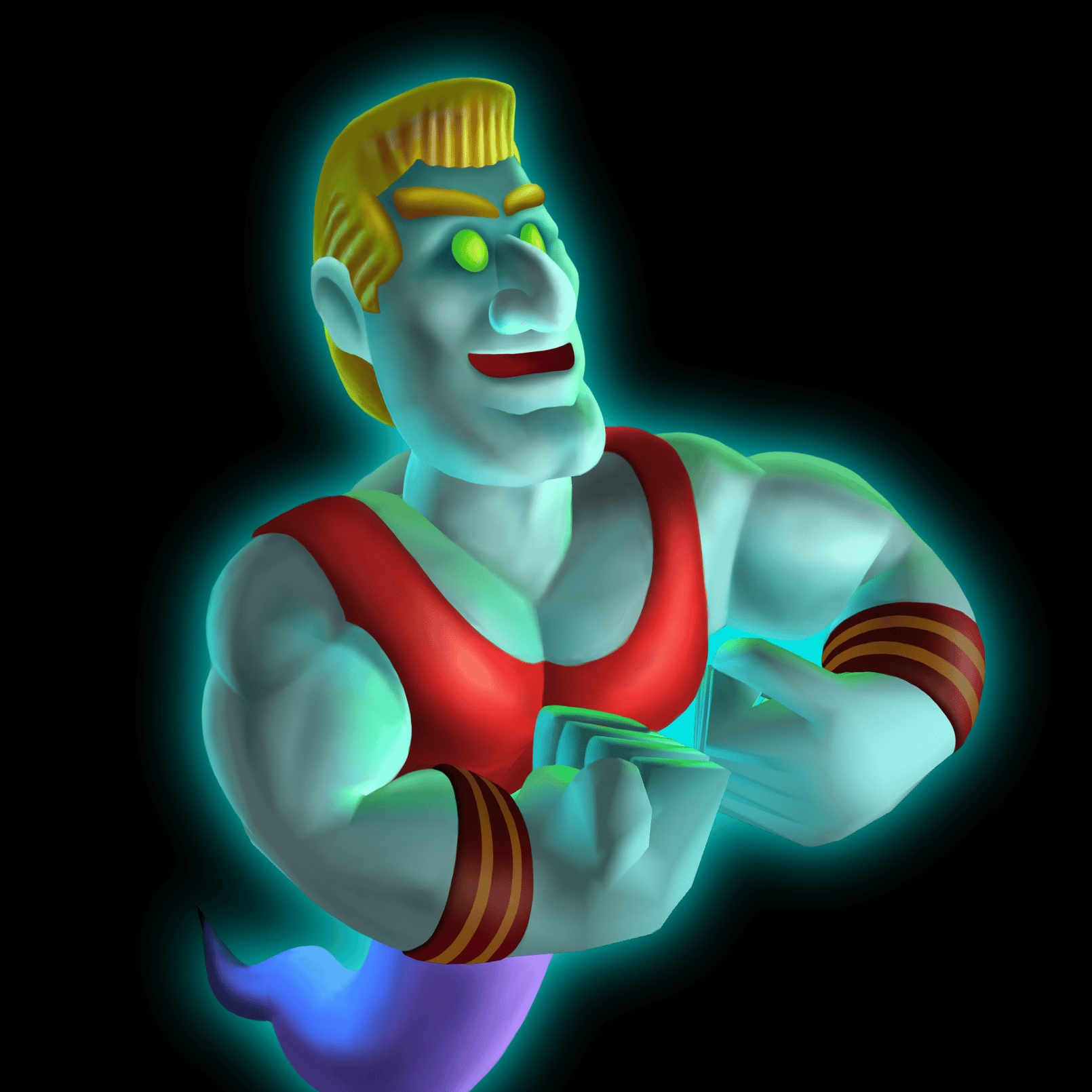 Biff Atlas (Luigi's Mansion) AI Voice
