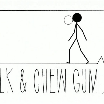 Walk & Chew Gum, Inc. Logo AI Voice
