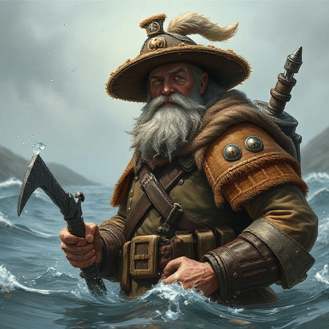 Captain Van Dwarf Urban Ranger Ocean AI Voice