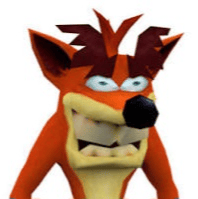 Fake Crash Bandicoot (Dwight Schultz) AI Voice
