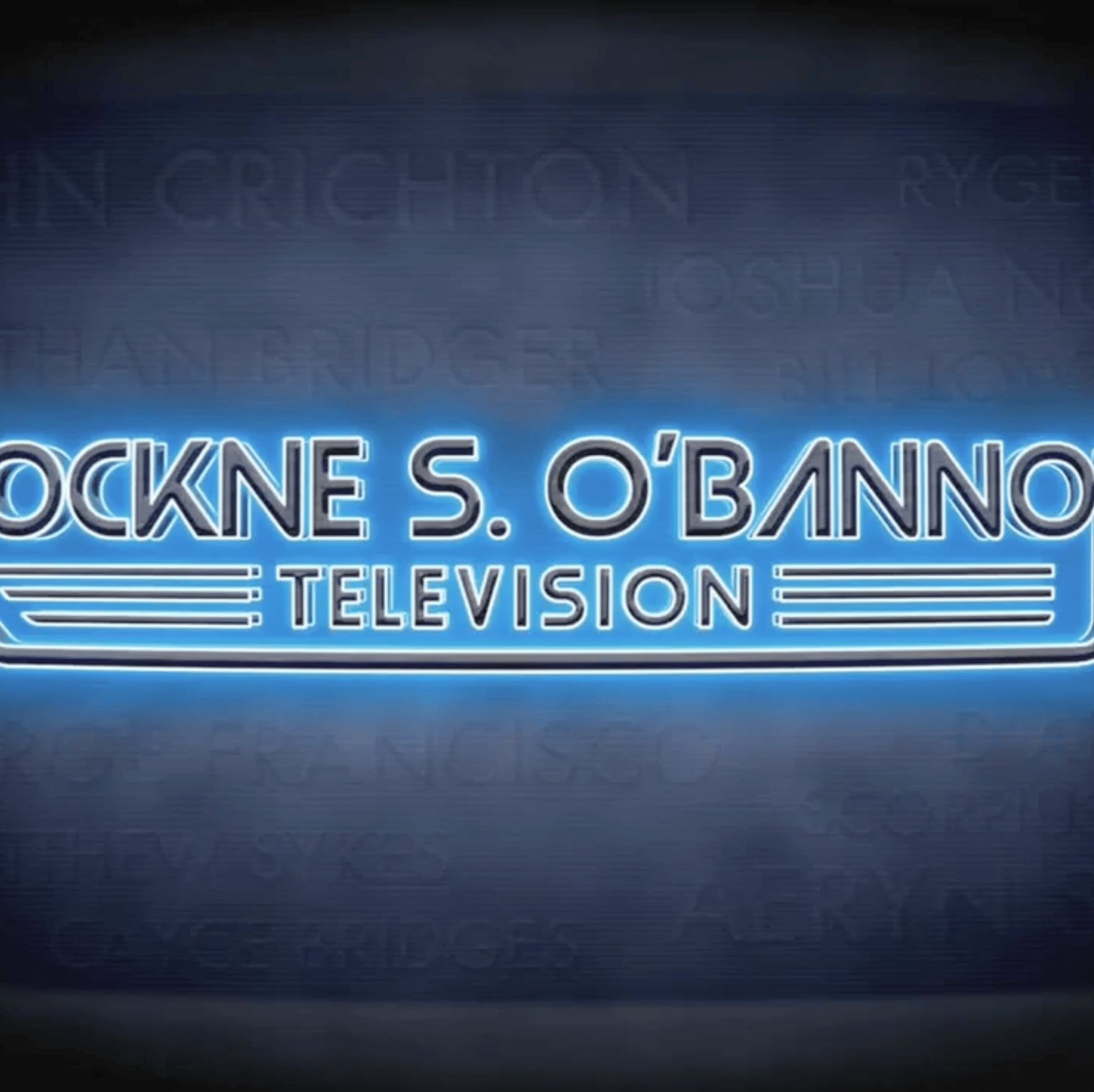 Rockne S. O'Bannon Television Logo AI Voice