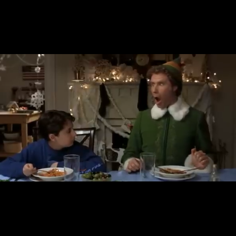 Buddy the elf burping 