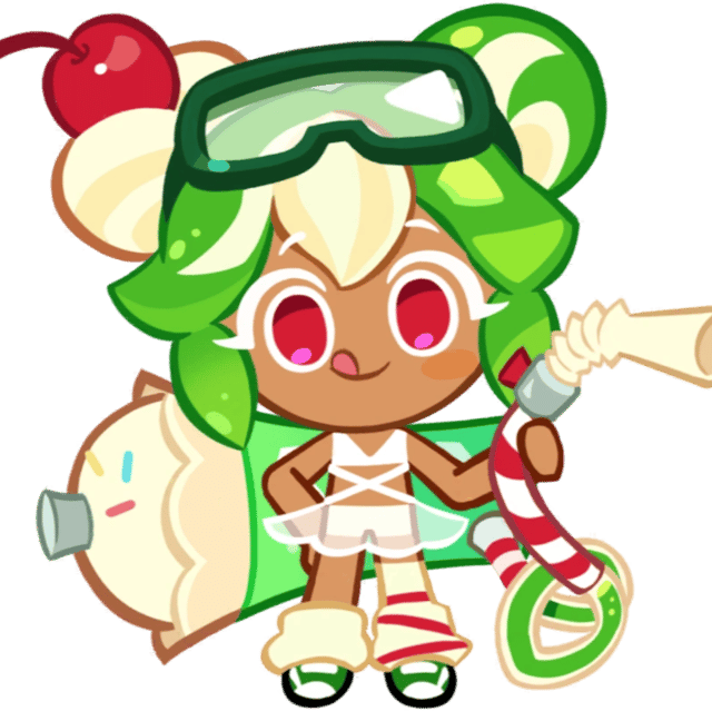 Melon Soda Cookie (Korean)