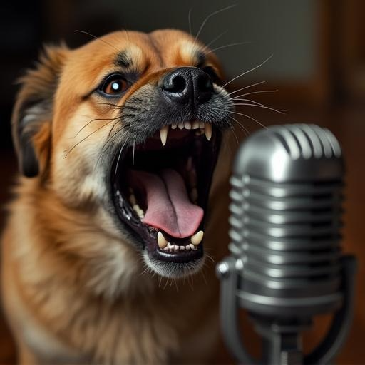 super angry dog