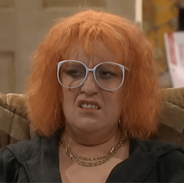 Linda [Kathy Burke] (from Gimme Gimme Gimme)