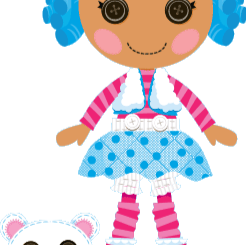 Mittens Fluff 'N' Stuff Lalaloopsy Paige Stone
