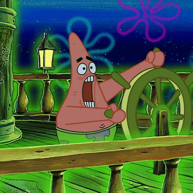 Literally Patrick Saying Leedle Leedle