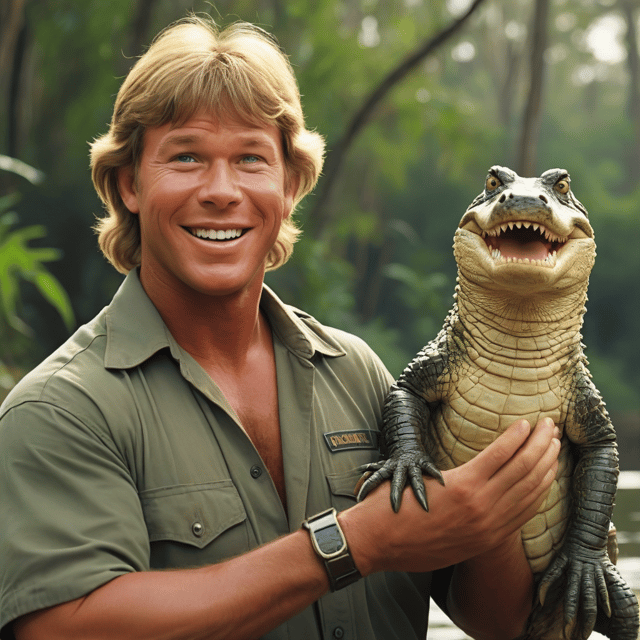 Steve Irwin Crocodile Hunter Image