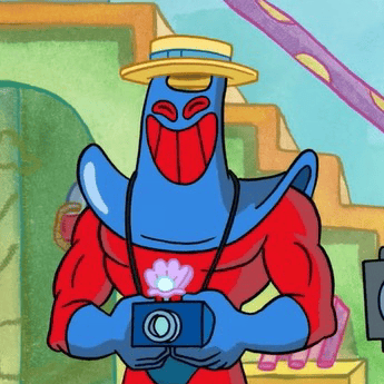Spongebob Man Ray AI Image